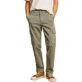 Pepe Jeans Pepe Jeanstil mænd. PM211907 Cargo-bukser i twill, grønne (30), Casual, Bomuld, Bæredygtig