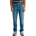 Gant Ganttil mænd. 1000260 Blå slim fit-jeans (42/34), Casual, Bomuld, Denim, Bæredygtig