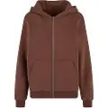 Build Your Brand Fluffy Sweatshirt Med Lynlås