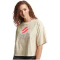 Superdry Code Sl Stacked Apq Boxy T-shirt