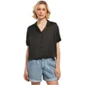 Urban Classics Viscose Satin Resort Kortærmet Skjorte