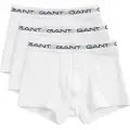 Gant Ganttil mænd. 900023003 Sæt med 3 hvide, ensfarvede boxershorts (L), Afslappet, Bomuld