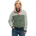 Superdry Superdrytil kvinder. W2012349A Supersoft fleece Mash Up grøn (L), Casual, Polyester