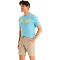 Bendorff Bendorfftil mænd. 810095380 Bermudas Chino Slim - Medium talje med beige miniprint (36), Casual, Bomuld, Klassisk