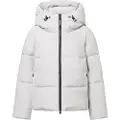 Ecoalf ECOALFtil kvinder. MCWGAJKIPALA0274W24-021 Ipala Coat hvid (S), Casual, Lange ærmer, Genanvendt polister, Bæredygtig