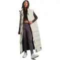 Superdry Superdrytil kvinder. W5011482A Ripstop beige quiltet vest lang beige (XS), Casual, Polyester, Bæredygtig