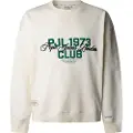 Pepe Jeans Pepe Jeanstil mænd. PM582847 Talbot Crew Sweatshirt hvid (L), Casual, Bomuld, Lange ærmer, Bæredygtig