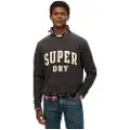 Superdry Superdrytil mænd. M2014012A Vintage Athletic sweatshirt sort (M), Casual, Bomuld, Lange ærmer