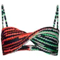 Superdry Vintage Mix Bandeau Bikinitop