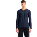 Armani Exchange 8nzm99_zja5z T-shirt Med Lange ærmer Og V-hals