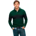 Superdry Classic Rugby Henley Polo Med Lange ærmer