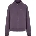 Emporio Armani EA7til kvinder. 7W000077_AF13135 Cardigan-sweatshirt Core Lady i grå bomuld med stretch (S), Casual, Sport, Multisport