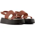 Armani Exchange AIX Armani Exchangetil kvinder. XDP054XV92101816 Pink Saffiano-sandaler (38), Fast, Spænder, Casual
