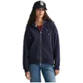 Gant Rel Shield Sweatshirt Med Lynlås