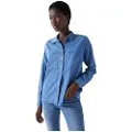 Salsa Jeans 21007164 Regular Fit Skjorte Med Lange ærmer