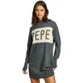 Pepe Jeans Hazelnut Langærmet Kort Kjole