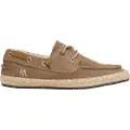 Pepe Jeans Pepe Jeanstil mænd. PMS10335 Tourist Deck bådsko i læder taupe (44), Fast, Ruskind, Blonder, Casual, Gråt