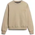 Superdry Superdrytil kvinder. W2012251A Sport Luxe beige løs sweatshirt (XS), Casual, Bomuld