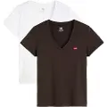 Levi's Perfect Kortærmet V-hals T-shirt 2 Enheder