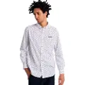 LOIS Jeans Lois Jeanstil mænd. 145153219 Skjorte 133368 hvid (S), Casual, Bomuld, Lange ærmer