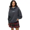 Superdry Micro Logo Graphic Pluse Size Hættetrøje