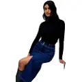 Salsa Jeans Secret Front Pockets Push In Nederdel