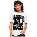 Superdry 70´s Retro Rock Logo T-shirt Med Korte ærmer