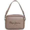 Pepe Jeans Pepe Jeanstil kvinder. PL0300004 Bassy Code skuldertaske grå (OSFA), Casual, Polyuretan