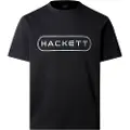 Hackett London Hackett Londontil mænd. HM5000030 Essential Box T-shirt sort (XXL), Casual, Bomuld, Korte ærmer
