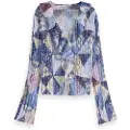 Scotch & Soda Ruffle Langærmet Bluse