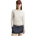 G-Star G-Startil kvinder. D25049-D703-971 Double Layer T-shirt beige (XS), Casual, Viscose, Lange ærmer
