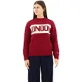 Pepe Jeans Pepe Jeanstil kvinder. PL702227 Hilda-trøje rødbrun (L), Casual, Polyester