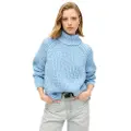 Superdry Slouchy Stitch Striktrøje Med Høj Hals