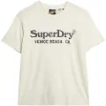 Superdry Metallic Venue Relaxed T-shirt Med Korte ærmer