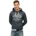Superdry Lo-fi Outdoor Mono Relaxd Hættetrøje