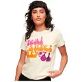 Superdry 70´s Retro Font Graphic T-shirt Med Korte ærmer