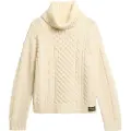 Superdry Cable Striktrøje Med Høj Hals