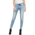 G-Star G-Startil kvinder. D05889-8968-A587 Jeans 3301 Mid Skinny blå (23/32), Casual, Bomuld, Denim
