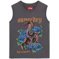 Superdry Tattoo Rhinestone Tank ærmeløs T-shirt