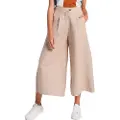 Victorio & Lucchino Victorio & Lucchino, V&Ltil kvinder. 3545707 Beige brede chino-bukser (34), Casual, Bomuld