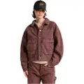 G-Star G-Startil kvinder. D25340-D491-G824 Drifter Sherpa-jakke brun (M), Casual, Økologisk bomuld, Bæredygtig