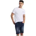 LOIS Jeans Lois Jeanstil mænd. 111923232 Bermuda Jeans : Navy Medium Box (29), Casual, Bomuld, Denim, Klassisk, Blå