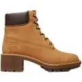 Timberland Timberlandtil kvinder. TB1A25BS2311 Kinsley 6 Inch vandtætte læderstøvler med snørelukning Gul (37 W), 5-8 cm, Blonder, Casual
