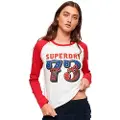 Superdry Vintage Americana T-shirt Med Lange ærmer