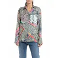 Replay W2121 .000.74056 Langærmet Bluse