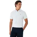 Hackett Londontil mænd. HM563281 Polo badedragt Palmb lanco (M), Hvid, Casual, Bomuld, Korte ærmer