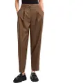 Armani Exchange AIX Armani Exchangetil kvinder. XW000222AF10855U6199 Brune plisserede cigaretbukser (XL), Casual, Polyester