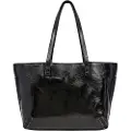 Pepe Jeans Pepe Jeanstil kvinder. PL031660 Audrey Glimmer håndtaske sort (OSFA), Casual, Polyuretan