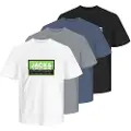 Jack & Jones Logan Sommer T-shirt Med Korte ærmer 4 Enheder