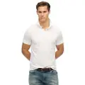 Superdry Superdrytil mænd. M1110438A City hvid piqué polo shirt (XL), Casual, Bomuld, Korte ærmer